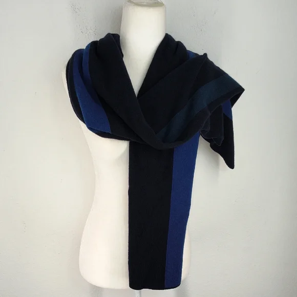 UNIQLO’s Jil Sander Collaboration +J 100% Cashmere Large Scarf Two Toned - Picture 3 of 9